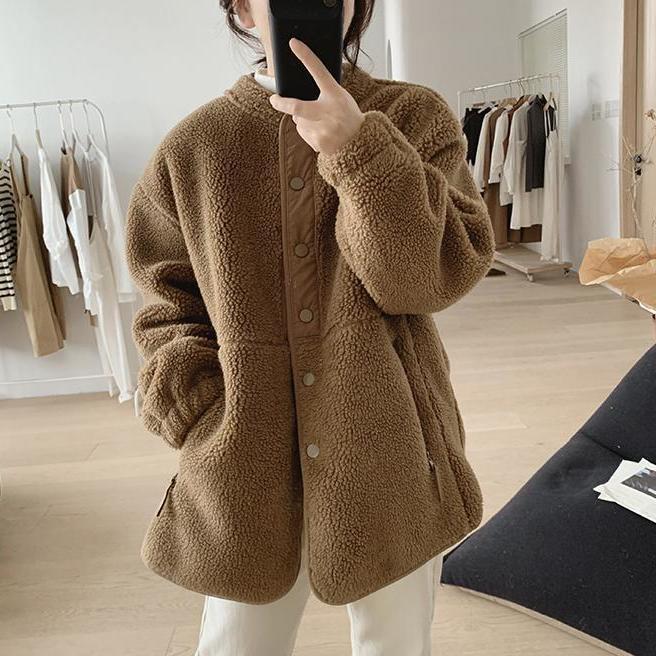 NIVANOO | Manteau Douillet en Laine d’Agneau