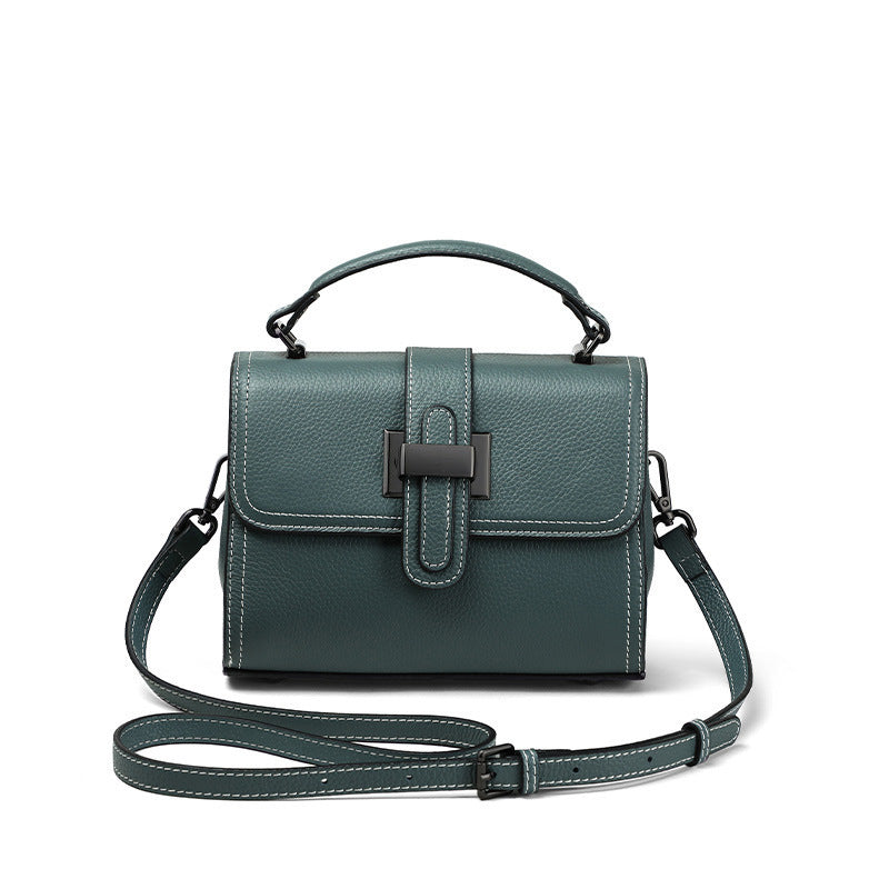 NIVANOO | Sac porté travers en cuir véritable
