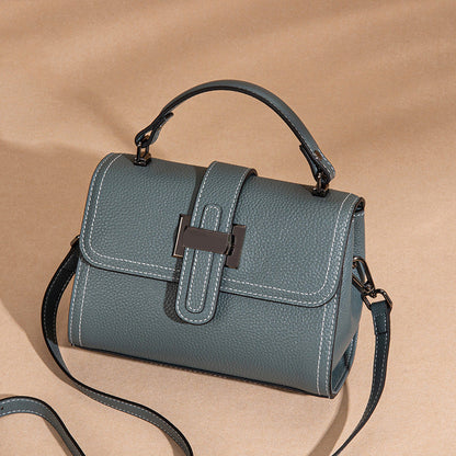 NIVANOO | Sac porté travers en cuir véritable
