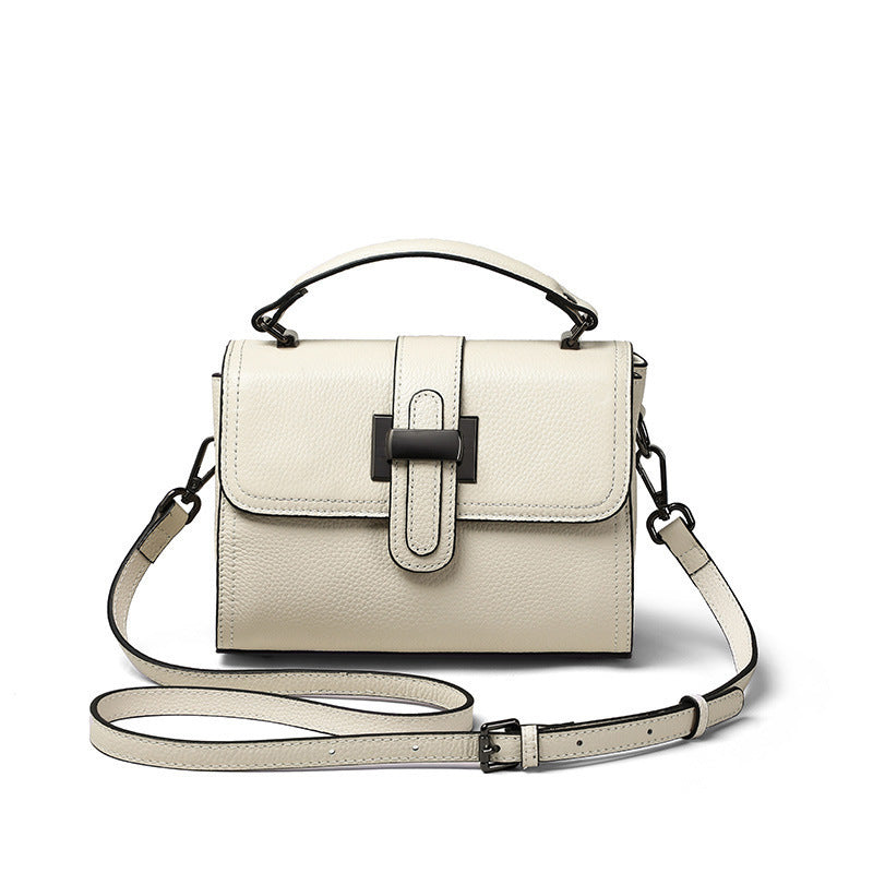 NIVANOO | Sac porté travers en cuir véritable